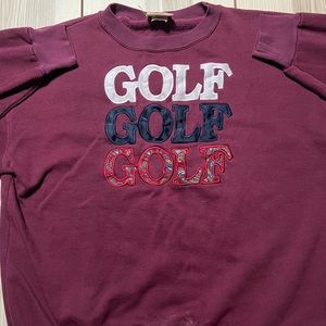 Vintage Antigua Golf Spell Out Paisley Crewneck Sweater‎